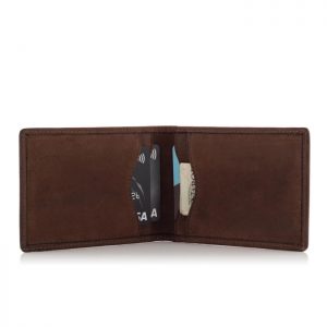 Portfel męski SLIM wallet jasnobrązowy ZC03