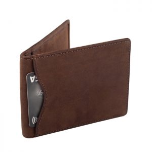 Portfel męski SLIM wallet jasnobrązowy ZC03